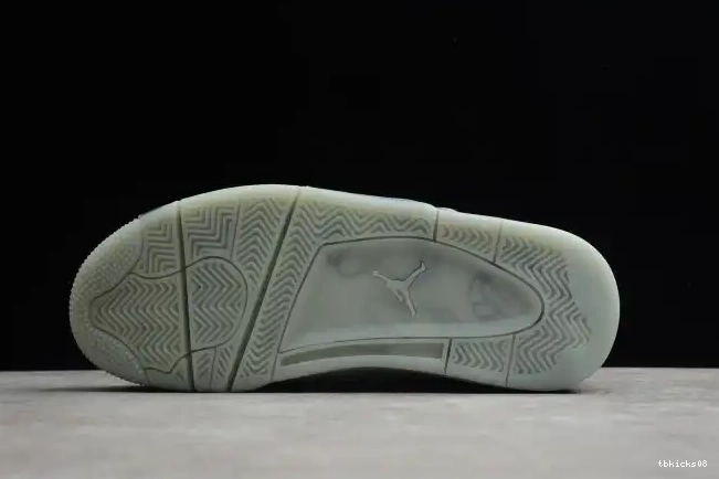 Cheap TBkick x KAWS Air Cool 4 930155-003 Grey Jordan 0522